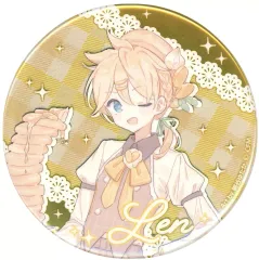 【中古】バッジ・ビンズ 鏡音レン(PARTY) 「COCOLLABO×piapro 39Culture 2023 EXTRA PARTY ＆ COSPLAY トレーディング 大き目メタリック缶バッジ」