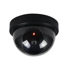 ダミーカメラ ダミー 防犯カメラ ダミー監視カメラ LEDライト付き 高仿真ダミーカメラ 偽監視カメラ 半球型 防犯カメラ 電池式 簡単設置 店舗 オフィス 駐車場 倉庫 住宅用