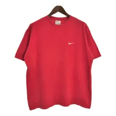90年代 USA製 NIKE ナイキ 半袖Ｔシャツ スポーツ ワンポイントロゴ レッド (メンズ XL) 中古 古着 T3833