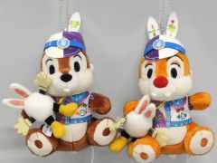 [중고] 봉제인형 칩 & 데일(우사타마 대 탈주!) 봉제인형 배지 세트 [디즈니 부활절 2019] 도쿄 디즈니랜드 한정