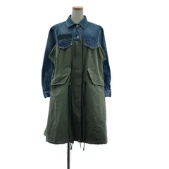 sacai サカイ レイヤードハイブリッドモッズコート デニム生地 2025年最新】sacai デニム コートの人気アイテム - メルカリ