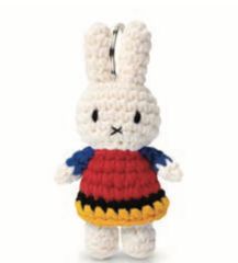 【ミッフィーあみぐるみキーハンガー】モンドリアンカラー美術館限定ジャストダッチ　miffyオランダ