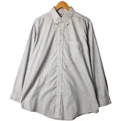 古着 ブルックスブラザーズ Brooks Brothers Est.1818 長袖 ボタンダウンストライプシャツ メンズL相当/eaa580777