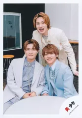 【中古】生写真(ジャニーズ) 美 少年/佐藤龍我・那須雄登・藤井直樹/膝上/美 少年 ISLAND TV プロフィール写真撮影オフショット 第2弾/公式生写真