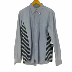 ユニフォームエクスペリメント uniform experiment STAR BORDER FLANNEL SIDE PANEL B.D SHIRT メンズ JPN：4 のサムネイル