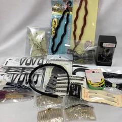 ヘアアクセサリー、ヘアピン、ヘアゴム　バレッタなど　まとめ売り　C466