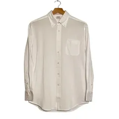 【United Athle】 長袖シャツ（ボタンダウン）｜Lサイズ｜メンズ｜ホワイト｜無地・清潔感あるデザイン