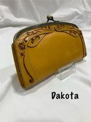 【未使用✨タグ付き】Dakota ダコタ デイジー がま口 長財布　イエロー 未使用✨タグ付き】Dakota ダコタ デイジー がま口 長財布 イエロー