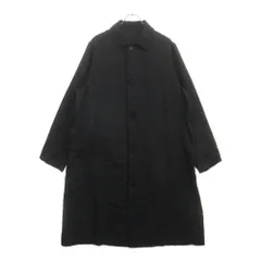 JIL SANDER (ジルサンダー) TIPTON LOGO VISCOSE COAT ティプトン ロゴ ビスコース バックロゴ ロングコート ブラック JSMP471131のサムネイル