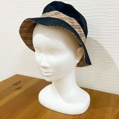 BURBERRY・バーバリーブルーレーベル・帽子ハット・ノバチェック
