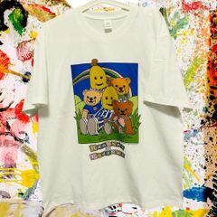 バナナインパジャマ リプリント メンズ Tシャツ 半袖 春 夏 L XL �A 新品 新品未使用 レトロ 個性的 奇抜 エモい バンドT カットソー 攻め 前衛的 ヴィンテージリプリント  古着 好き綿 男性 衣類 トップス お洒落 ハイデザイン 男性