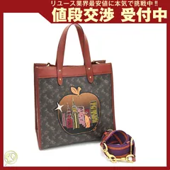 コーチ 2WAYハンドバッグ フィールドトート ブラウン