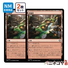 【再入荷】【BLB】岩面村2枚セット[JP][土地]