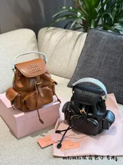 【今日特価】Miu Miu Spring Shoulder Backpack / ミュウミュウ スプリング ショルダー バックパック