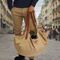 【希少】1940’s French Army Tent Fabric Tote Bag　1940年代フランス軍テント生地使用 トートバッグ【T.K GARMENT SUPPLY】