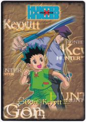 HUNTER×HUNTER ジャンボシールダス2001 旧アニメ版 HUNTER×HUNTER ジャンボシールダス ゴンver 当時物