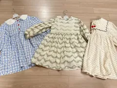 女児 110 お勧め 春 秋 ワンピース まとめ売り