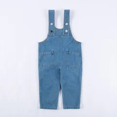 ☆ ライトブルー ☆ 90cm ☆ オーバーオール pmyoba1220 オーバーオール キッズ サロペット 子供服 パンツ デニムパンツ ロングパンツ デニム ベビー服 つなぎ サスペンダー ロンパース 男の子 女の子 子ども服 おしゃれ
