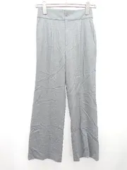 ◇ Θ green label relaxing UNITED ARROWS ウール スラックス パンツ サイズ36 グレー レディース E  【1506110010971】