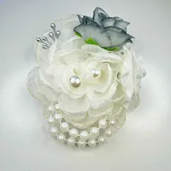 コサージュ 卒園式　卒業式　入園式入学式 結婚式 発表会 ＊フォーマルコサージュ＊パールブローチc2
