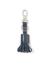 ☆新品未使用☆定価7,700円　hobo TASSEL KEY RING COW LEATHER　ホーボー　メンズ　レディース　 おしゃれ　シンプル　ブランド　NAVY　ネイビー　キーリング　ストラップ　キー　key　2重カン　ナスカン　シンプル