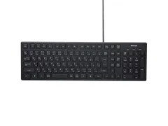 【在庫処分】USB接続 BUFFALO 有線スタイリッシュキーボード ブラック バッファロー BSKBU15BK
