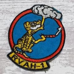 TI42 TIGER 虎 ベトナム 戦争 ワッペン タイガー トラ 動物 キャラクター 煙草 RVAH 人気 青 パッチ カスタム ベトジャン 米軍 アメカジ