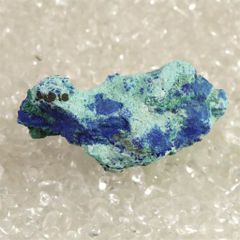 【コレクション】アズライト マラカイト 共生原石 台座付 極美・結晶】アズライト マラカイト 共生 藍銅鉱 孔雀石 原石 283g