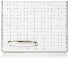 ホワイト [トフアンドロードストーン] メッシュ二つ折財布 ホワイト