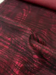 輪奈ビロード コート地 木目模様 正絹 反物