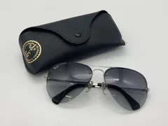 H28上A6 Ray･Ban レイバン サングラス シルバー RB3449 59◻︎14 度なし