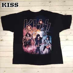 KISS バンドTシャツ 輸入古着 ブラック ゆるダボ
