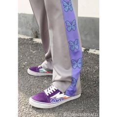 【MAISON EMERALD】バタフライウェビングパンツ(GRY)