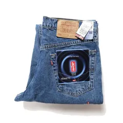 デッドストック 90's リーバイス Levi's 550 リラックスフィット デニムパンツ (34×30) ストーンウォッシュ メキシコ製 赤タブ 1998年製 アメリカ古着 USED  ビンテージ ヴィンテージ