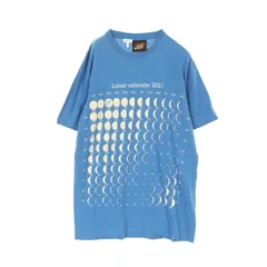 ロエベ LOEWE カットソー Lunar calendar 2021 PAULA'S IBIZA H616Y22X14 ブルー コットン ファブリック Tシャツ Lunar calendar 2021 ユニセックス Used Bのサムネイル