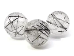 1粒売り ブラックルチルクォーツ 10mm パワーストーン バラ売り 天然石 パワーストーン ばら売り ビーズ 穴あき 1玉売り