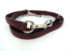 ■美品■ COACH コーチ レザー バッグ用 ショルダーストラップ 肩掛け用 レディース ボルドー系 BA5326