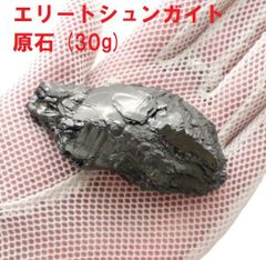 エリートシュンガイト　原石　(30g)　シュンガイト　鉱物標本　浄化