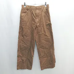 ◇ UNIQLO ユニクロ ワイドパンツ サイズ11 ブラウン系 レディース E  【1407020029605】