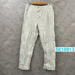 POLO by Ralph Lauren チノパンツ L ジップフライ オフホワイト ゴムウエスト 実寸W34in ボトムス 古着 SK10913