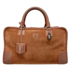 レア　新品　ロエベ　Loeweアマソナ 36 ブロンズ　本革　カデナ付 ロエベ(Loewe) アマソナ 36 レディース レザー ボストンバッグ