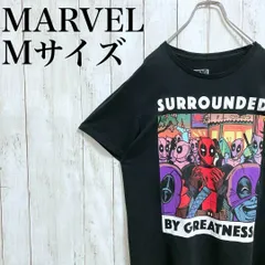 マーベル デッドプール Tシャツ イラスト アメコミ コミック 半袖 映画 M used in Japan