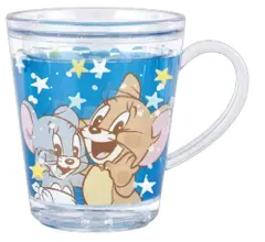 クラ 【送料無料】【トムとジェリー】【Tom and Jerry】ゆらゆらグリッターカップ【むぎゅっと】【トム】【ジェリー】【ワーナー】【アニメ】【コップ】【カップ】【マグ】【食事】【食器】【キッチン】【雑貨】【グッズ】【かわいい】【TE】