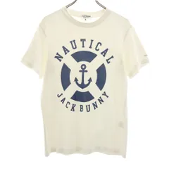 ジャックバニー 半袖 Tシャツ 4 ホワイト Jack Bunny!! メンズ 古着 【240406】 メール便可のサムネイル