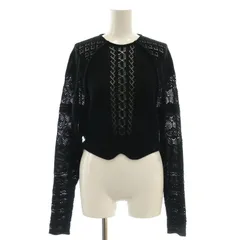 未使用品 Mame Kurogouchi マメクロゴウチ multifloral knitted top ニット トップス ベージュ 2 MM22SS-KN044 mame kurogouchi(マメクロゴウチ) フローラルストライプ