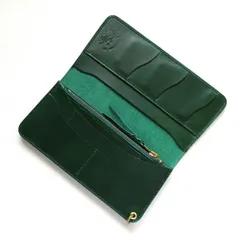 ダークグリーン レザー 二つ折り財布 革蛸　ショートウォレット新品未使用 2025年最新】革蛸 レザーウォレット 緑の人気アイテム - メルカリ