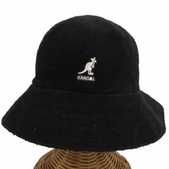 カンゴール KANGOL バミューダバケットハット 帽子 ロゴ刺繡 K3050ST 黒 ブラック XL 0514のサムネイル