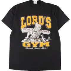 メンズ希少 USA製 90's LORD'S GYM Tシャツ FEAR OF GOD