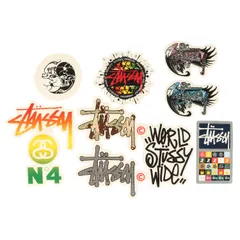 新品 STUSSY ステューシー ステッカー シール 9枚セット カジュアル ブランド ストリートのサムネイル
