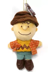 【中古】キーホルダー チャーリー・ブラウン(ニット帽/2022年秋冬) ぬいぐるみキーチェーン 「PEANUTS(SNOOPY)」 ユニバーサル・スタジオ・ジャパン2022限定